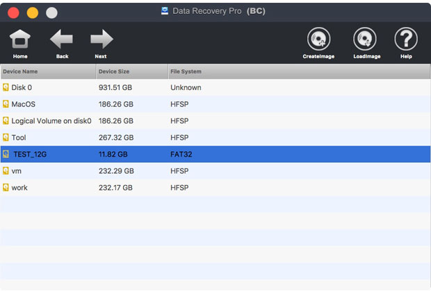 Disk list
