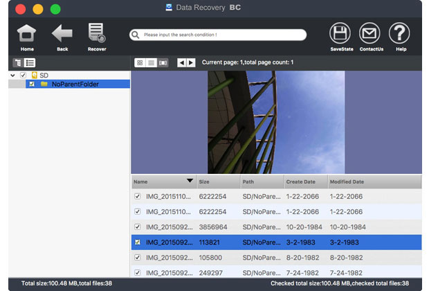 File recovery
